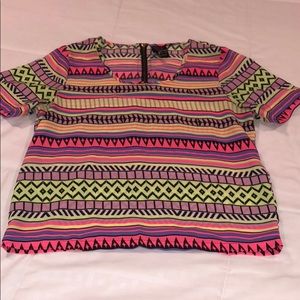 ⭐️ Sheer Aztec Top 5/$25!